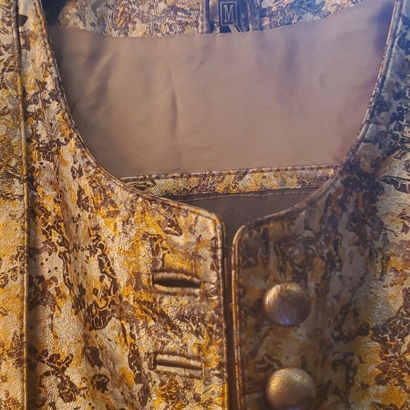 Crop metallic Italian Jacket - Picture 5 of 8